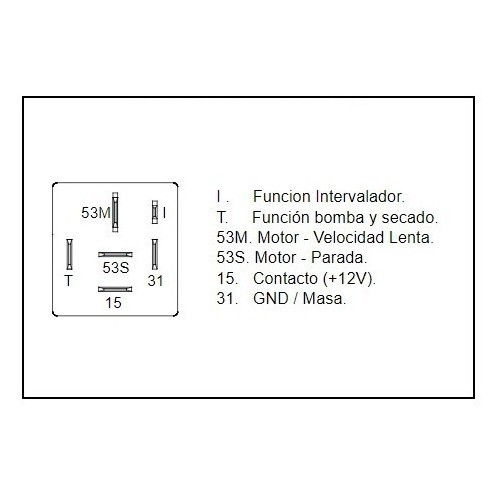 Relay Temporizador Limpiaparabrisas Ford Cargo Vw Dze 1
