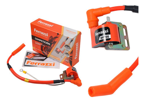 Kit Competicion Bobina Ferrazzi 130° + Bujia Ngk Dpr8eix-9 - 1