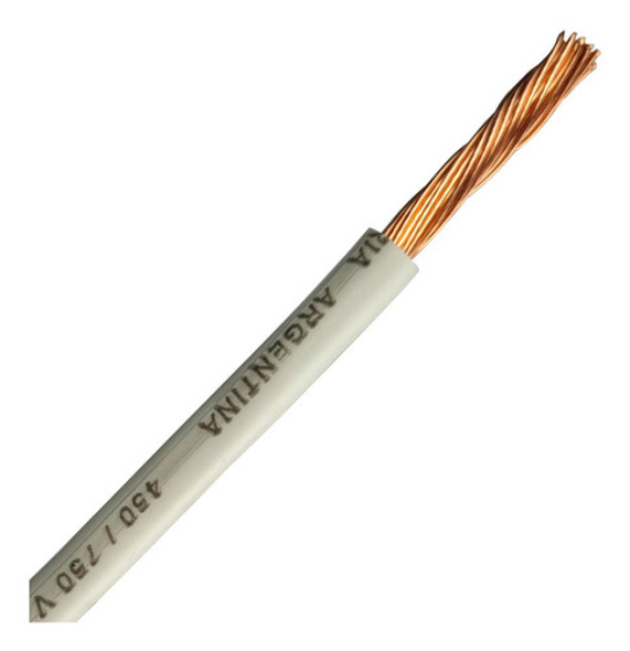 Cable Unipolar 1x1.50mm Blanco (x Metro) | Argenplas 0