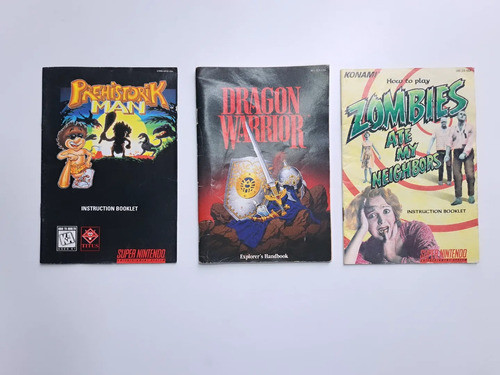 Manuales Snes Y Nes . Precio X Unidad 0