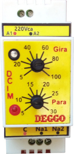 Temporizador Doble Timer 2 Na En 1 Equipo 24 V Analógico 0