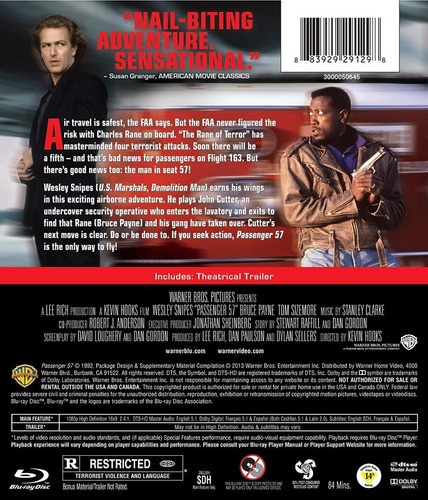 Blu-ray Passenger 57 / Pasajero 57 1