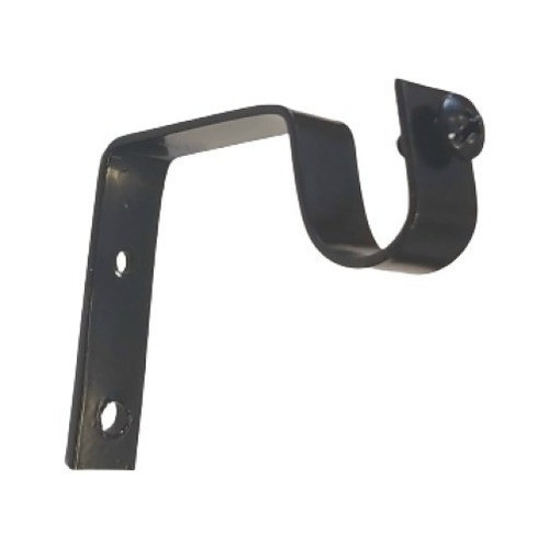 Kit X 2 Soportes Cortos Para Barral 5/8  (15,87mm) Negro 0
