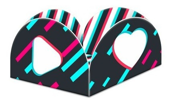 40 Unidades - Porta Forminha De Doces Festa Tik Tok 0