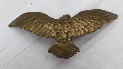 Antigua Águila De Bronce Maciza 1