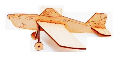 Rompecabezas Para Armar Maqueta 3d De Madera Mi Avioncito 1