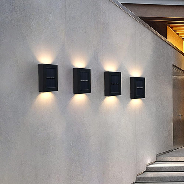 I-shunfa Lámpara De Pared Solar, Luz De Paisaje 4 Leds Fuent 0