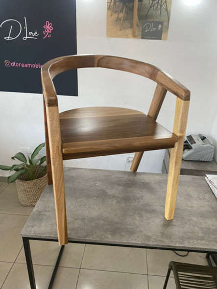 Silla Teka Madera  Petiribi 1