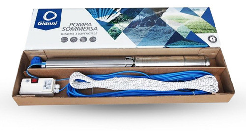 Bomba Sumergible Pozo 1 Hp Kit Gianni Altura Máxima 86 M 0