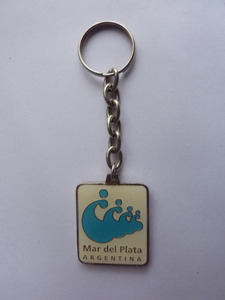 Llavero De Metal De Mar Del Plata Modelo 5 - Mdp 1