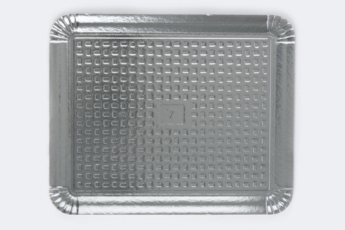 Bandeja Laminada Prata 07 - 30 Unidades 0
