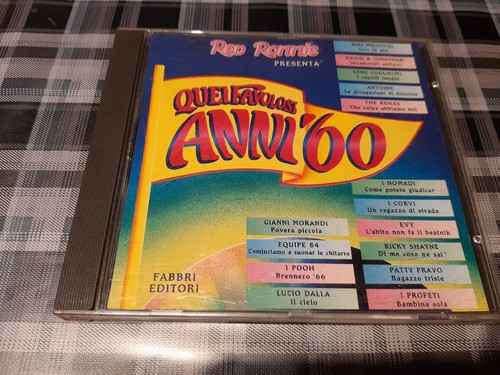 Quei Favoloss Anni 60 - Compilado Italiano - Cd Original 0