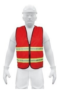 Chaleco Al/visib Rojo Dob.cint/refl 115g Truper Chs-600r 0