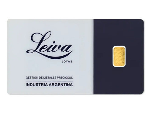 Lingote De Oro De 1g Leiva Joyas! 0