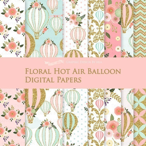 Cliparts Png Y Papeles Digitales Globos Aerostaticos M12 0