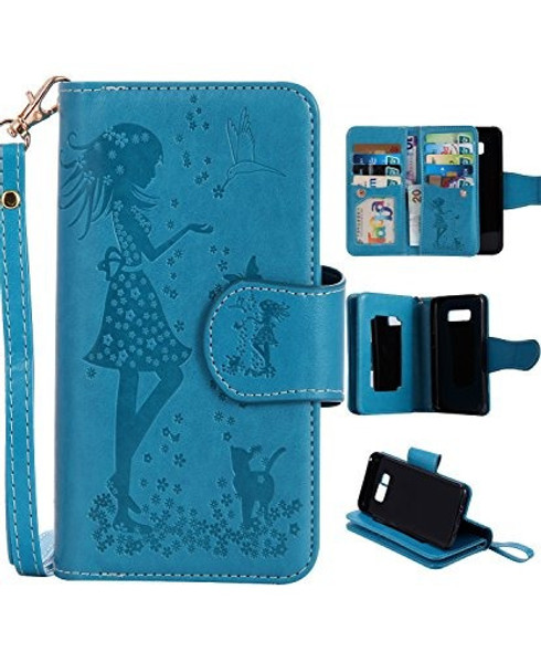 Samsung S8 Carcasa, Galaxy S8 Cartera, Flyee 9 Carcasa De La 0