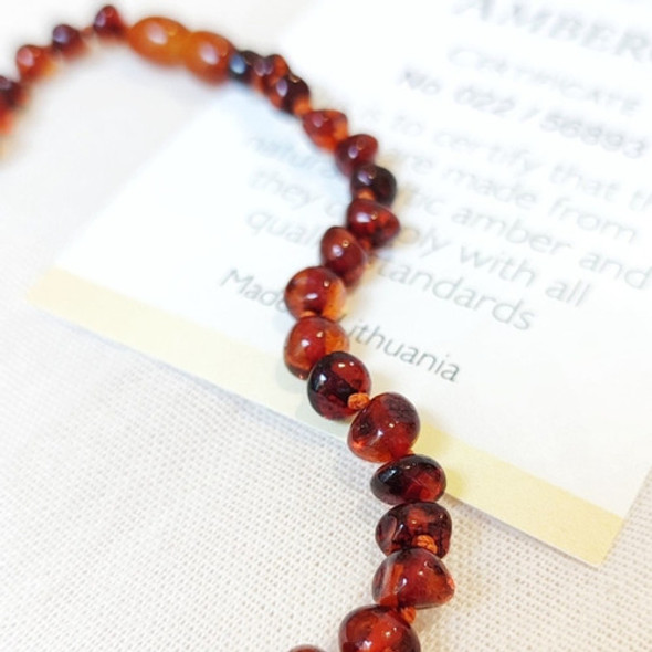Collar Ámbar Cognac Bebé 1