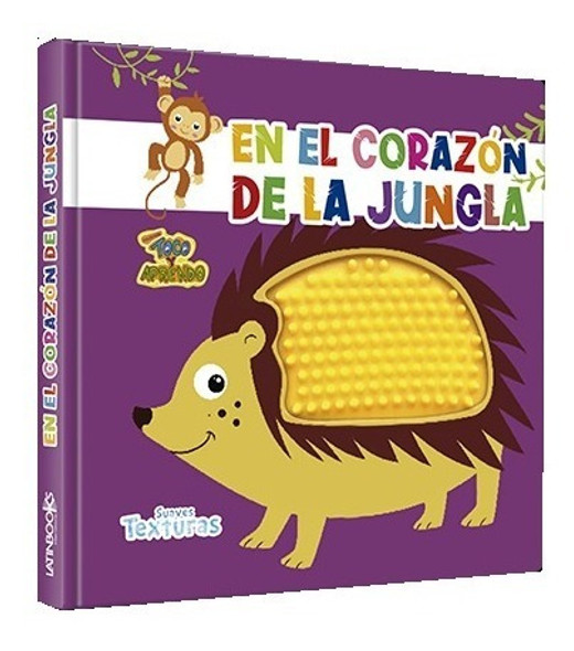 Libro Suaves Texturas Corazón De La Jungla - Espacio Regalos 0