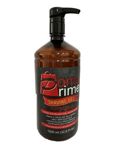 01 Shaving Gel De Barbear Poma Prime Profissional 1kg 0