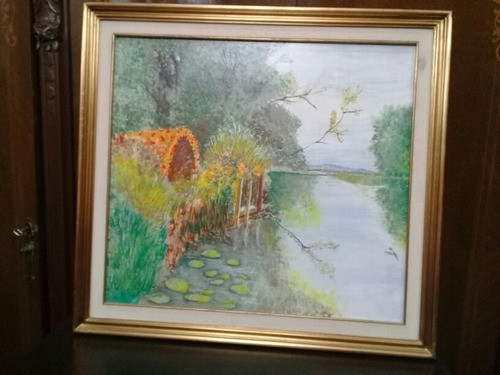Óleo Sobre Tabla De Autor Anónimo 0