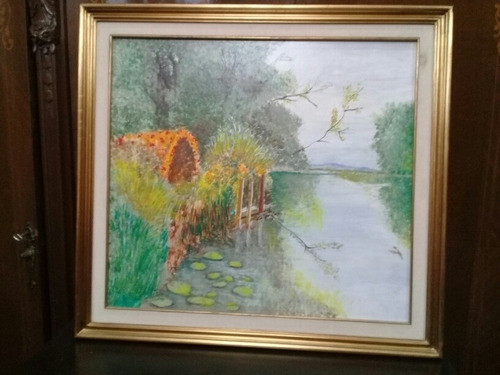 Óleo Sobre Tabla De Autor Anónimo 1