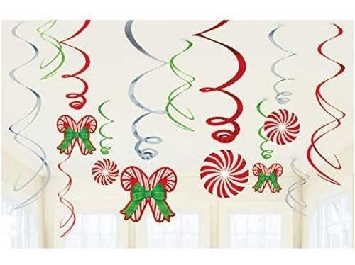 Muy Feliz Navidad Dulces Caña Parte De Remolino Decoraciones 1