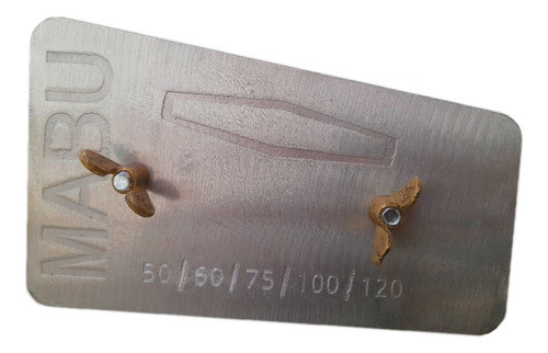 Molde Para Hacer 5 Plomadas Pasantes Doble Cono De 50 A 120g 1