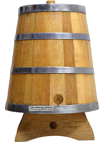 Dorna Pipa Envelhecer Cachaça Vinho Cumaru 3 Litros Rústica 0