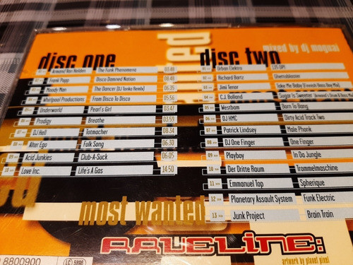 Raveline - Most Wanted - 2 Cds Importado  Electro 1