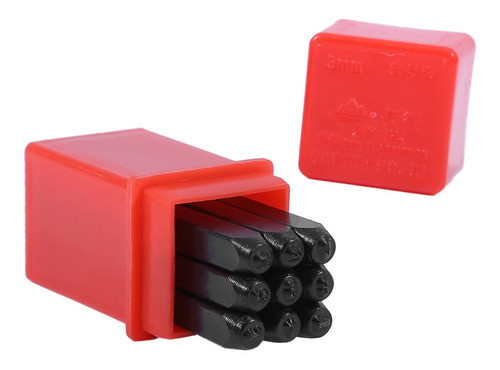 Juego Numeros De Marcar Golpe Punzon 10 X65mm 9 Pzs Subte A 0