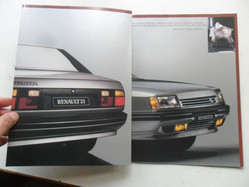 Antiguo Folleto Publicitario Renault 21 R21 Raro No Manual 1