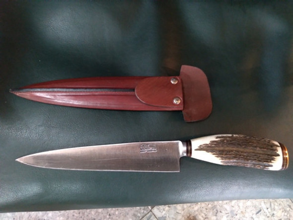 Cuchillo Criollo Hoja Manantial Y Vaina De Cuero 30cm Largo 1 Cuchillo Criollo Hoja Manantial Y Vaina De Cuero 30cm Largo 1