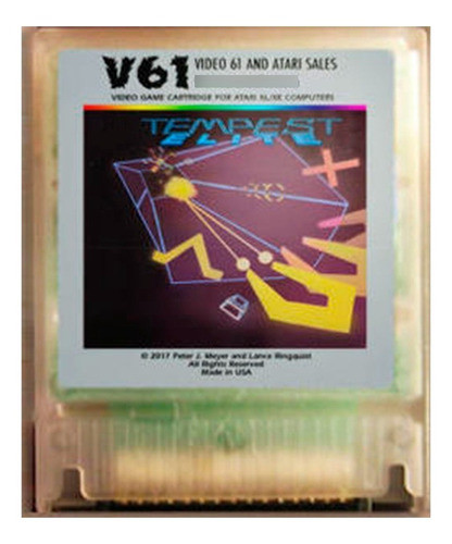 Cartucho Atari Xe Xl 800 65 130 Tempest Elite Nuevo ! 0