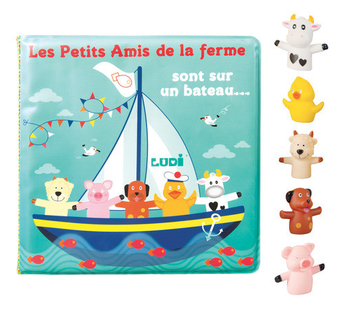 Libro De Baño Para Bebe Marionetas Juguete Agua Ludi Niño Ax 0