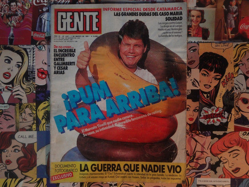 Gente 1991 Marcelo Tinelli Caso Maria Soledad Guerra Hussein 0
