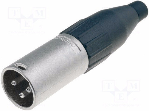 Ficha Conector Canon Amphenol Macho Cable Xlr Profesional 1