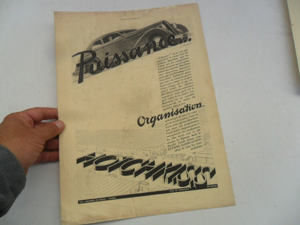 Hotchkiss 1938 Antiguo Publicidad Revista No Folleto Antiguo 1 Hotchkiss 1938 Antiguo Publicidad Revista No Folleto Antiguo 1