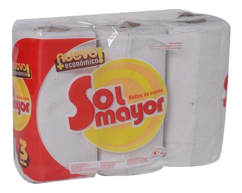 Rollos De Cocina Bolsón Sol Mayor X 36 Unidades Económico! 0