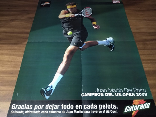 (u032) Poster Juan Martin Del Potro * 56 X 42 1