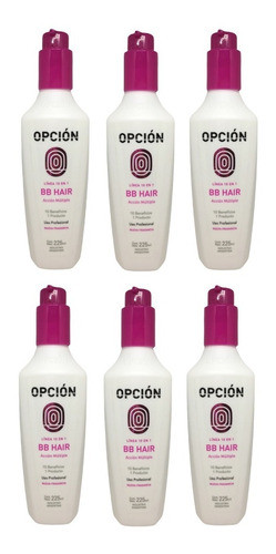 6 Bb Hair Alisado Reparador Profesional 10 En 1 Opción 0
