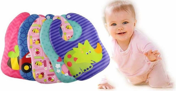 Babero Eva Impermeable Para Bebes Varios Diseños Mf Shop 1
