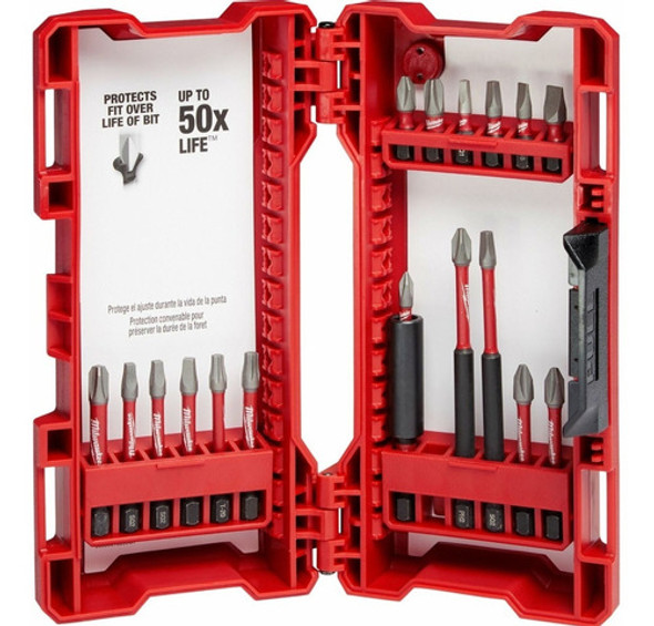 Set 18 Puntas Piezas Milwaukee Puntas Alto Impacto 4832-4403 0