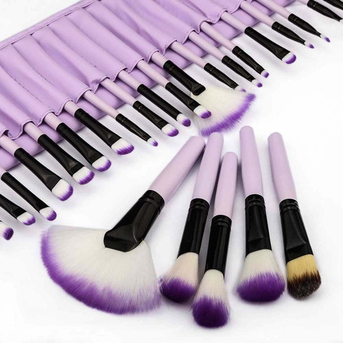 32pcs Pro Suave Cejas Cosméticos Sombras Pinceles Maquillaje 0