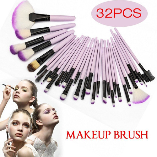 32pcs Pro Suave Cejas Cosméticos Sombras Pinceles Maquillaje 1