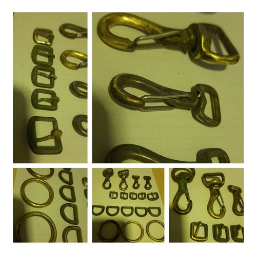 Argolas, Mosquetao, Meia Argolas,  Fivela,  Ler A Descrição! 1