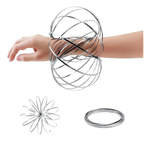 Rowphya Flow Ring Kinetic Spring Slinky Toy | 0