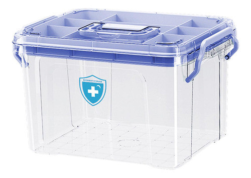 Caixa De Armazenamento De Medicamentos, Kits De Azul L 0