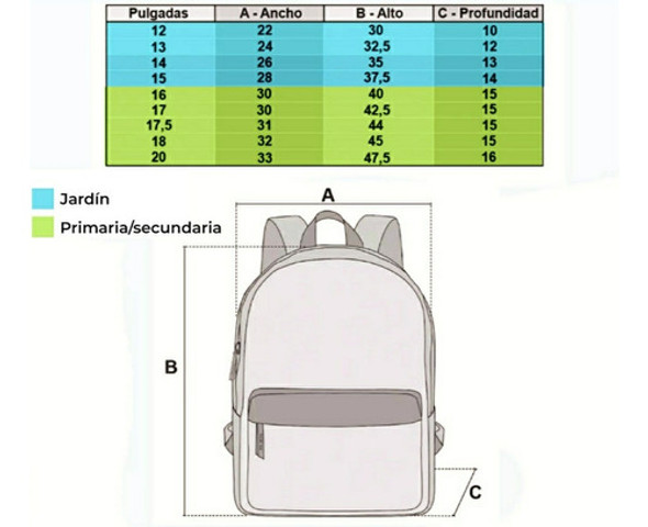 Mochila 12 Espalda Con Portabotella Gamer Klub Mode - 31950 1