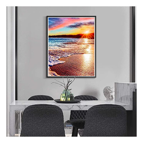 Pintura Acrílica Por Números Para Adultos, Kit De Pintura. 1