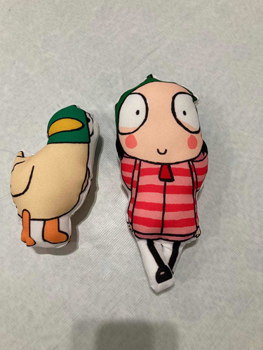 Muñeco Almohadón  Apego Sarah & Duck 25 Cm Estimulación 0